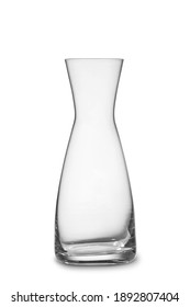 Empty Decanter On White Background