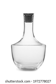 Empty Decanter On White Background