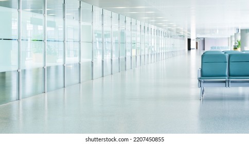 Empty departure lounge in airport. - Powered by Shutterstock