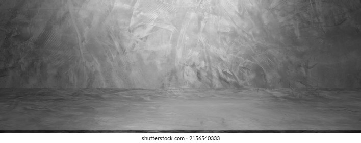 Empty Desktop Kitchen Food Room Background.Blank Table Floor Studio Workshop Backdrop Photography.Bar Wall Black White Mable Template Light Shadow Material.Mock Up Sfee Space Concrete Presentaion.