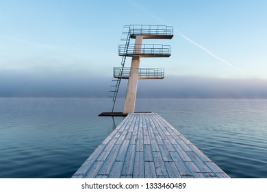 Empty Diving Platform