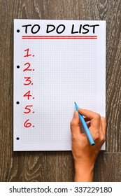  Empty to do list for to organize your daily activities