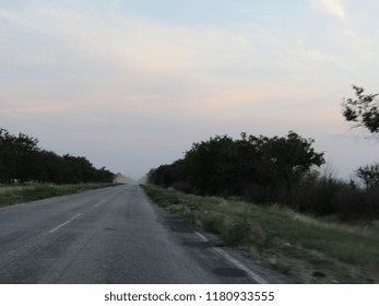 empty drive road