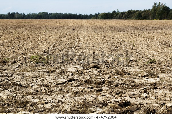 Empty Dust Field Stock Photo (Edit Now) 474792004