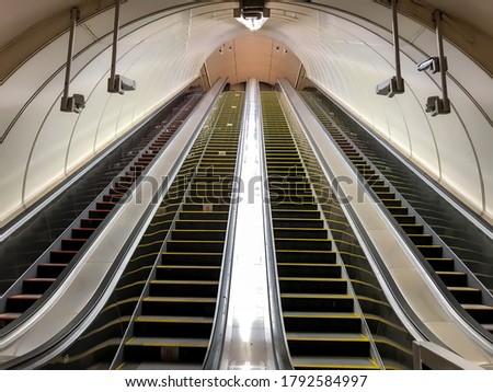 Similar – Turnpike Lane Escalator