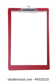 Empty file isolated on white background