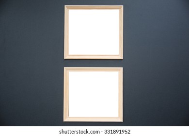 empty frame on wall
