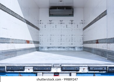 Empty Freight Compartment Of A Truck