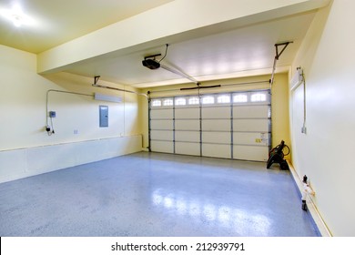 Empty Garage Interior In New House