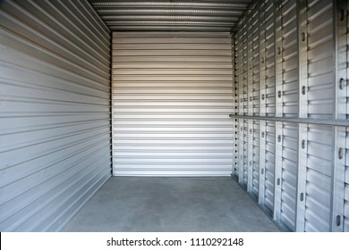 Empty Garage Or Storage Unit