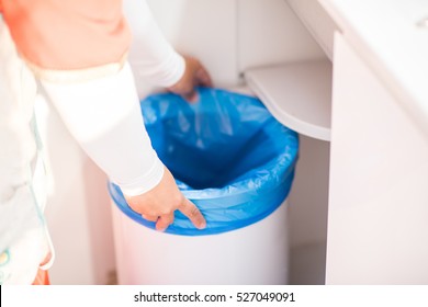 Empty Garbage In The Kitchen