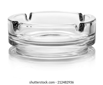 Empty Glass Ash Tray