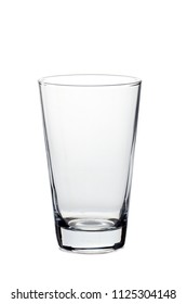 Empty Glass On White