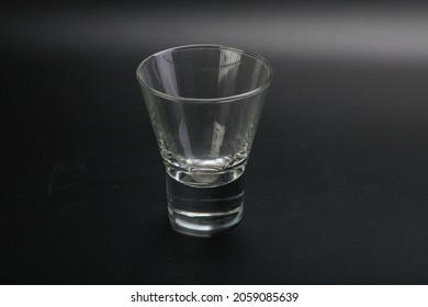 Empty Glass For Vine Or Water Isolated