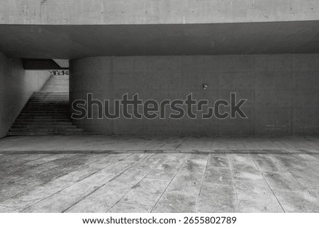 empty gound with  modern building
