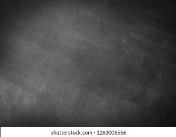 Empty gray school chalkboard background - Shutterstock ID 1263006556