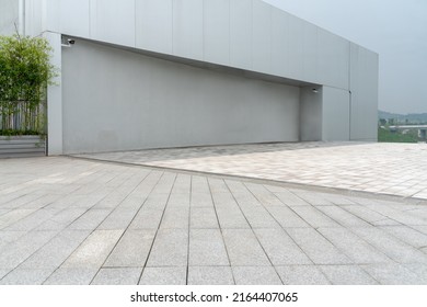 empty ground floor in front of modern architecture exterior. - Powered by Shutterstock