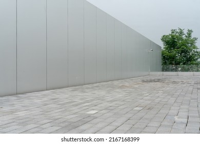 empty ground floor in front of modern architecture exterior. - Powered by Shutterstock