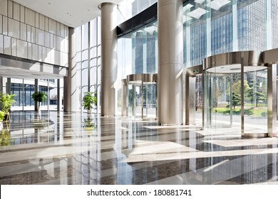empty hall in the modern office building.  - Powered by Shutterstock