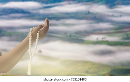 Empty Hands Muslim Children Pray For Healing Disaster Hope Middle East Peace Prayer,concept: Hands Of The Hungry Of Help, Giving Something Or Asking, Opportunity, 1443 Ramadan Festival Concept