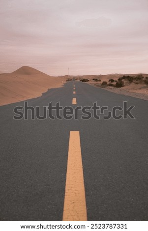 Similar – Image, Stock Photo desert road Nature