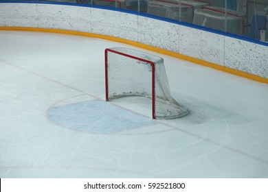 Empty Hockey Net