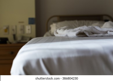 Empty Hospital Bed