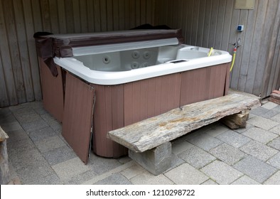 Empty Hot Tub, Waiting To Be Used