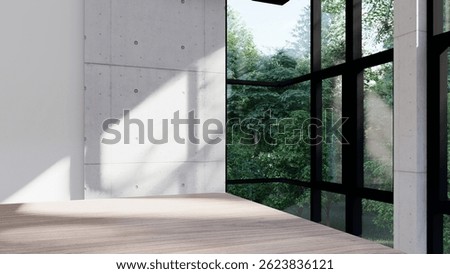 empty interior room shadow wall space background mock up architecture sunlight. empty home modern window light floor design apartment white house indoor. blank minimal concept backdrop bright clean.