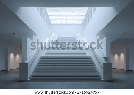 An empty interior staircase with clean architectural lines and natural light.
AI-generated image symbolizing progress, growth, direction, and journey concepts.
