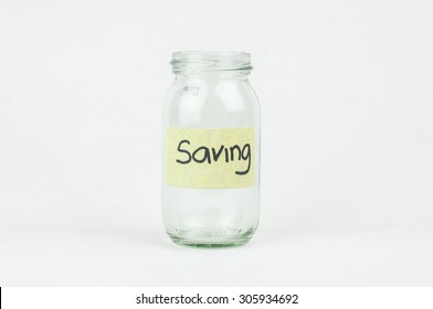 Empty Jar For Saving.