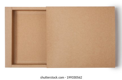 Empty Kraft Paper Box