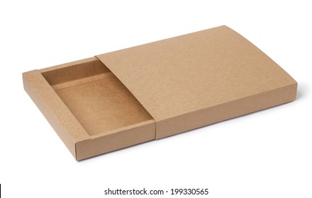 Empty Kraft Paper Box