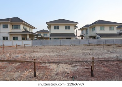 Empty Land Used For Construction Building And Sale