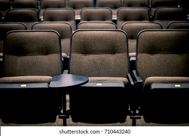 Empty Lecture Hall Seats