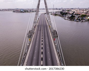 An empty Lekki Ikoyi Link Bridge In Lagos Nigeria, on July 31st, 2021