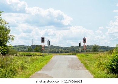 Railway Crossing Without Barriers Images Stock Photos Vectors Shutterstock