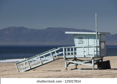 Empty Life Guard Tower