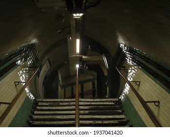 Empty London Underground Creepy Atmosphere