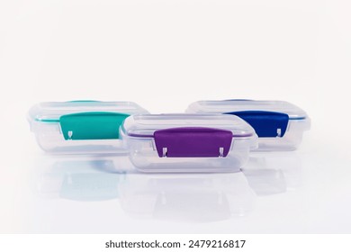 Empty Lunchbox with Multiple Sections for Organized Meals