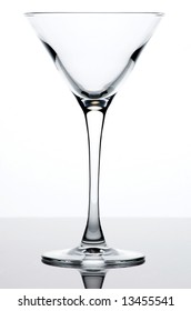 Empty Martini Glass