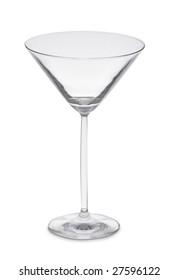 Empty Martini Glass