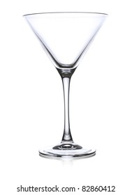 Empty Martini Glass