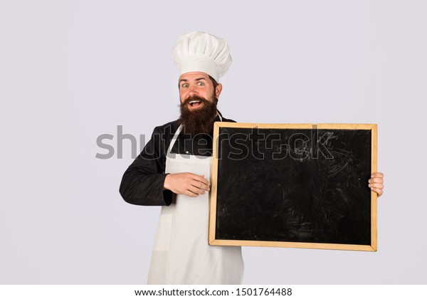 Empty Menu Chalkboard Copy Space Text Stock Photo Edit Now