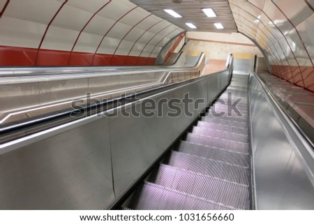 Similar – Turnpike Lane Escalator