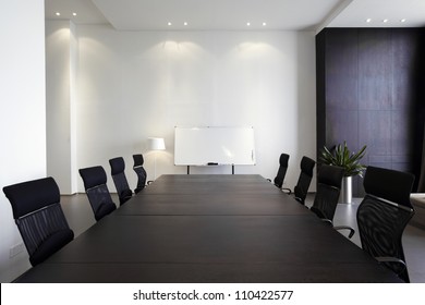 Empty Modern Meeting Room