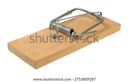Empty mousetrap to paste anything on it