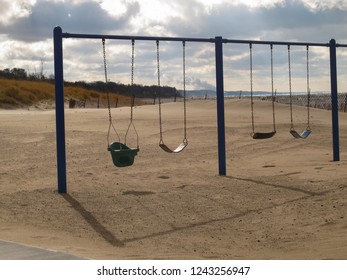 empty nostalgic playgrounds