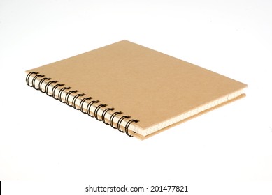 Empty Notepad (notbook) Isolated On White