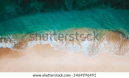 Empty Ocean View from above  